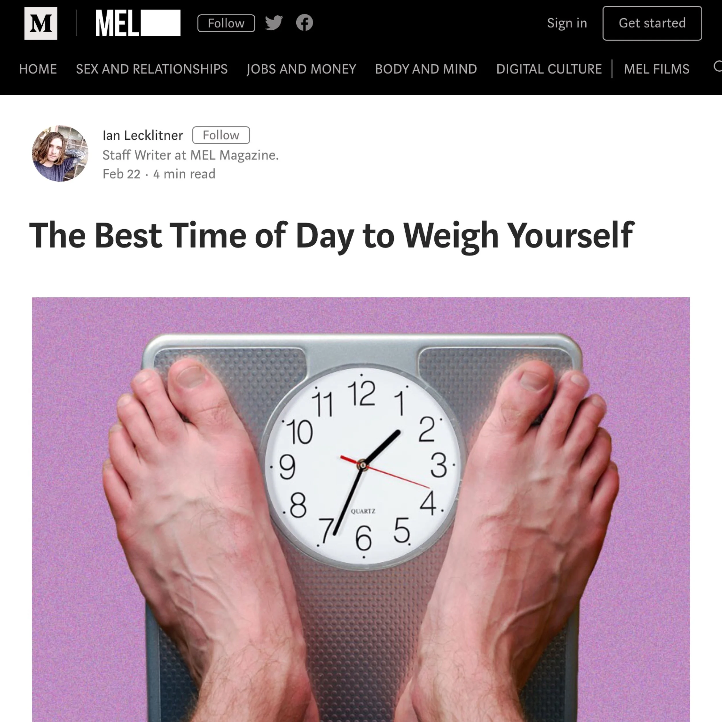 The Best Time of Day to Weigh Yourself