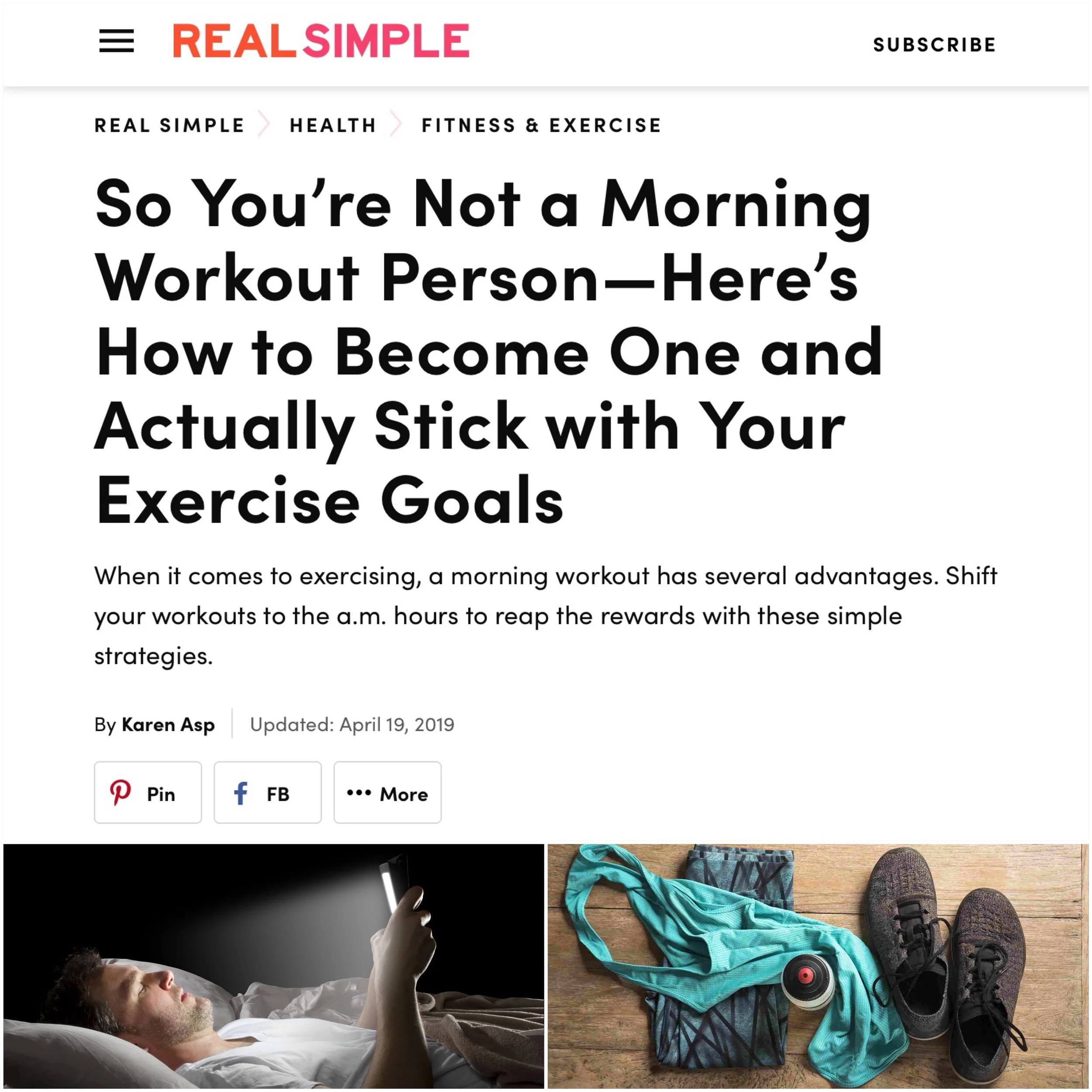 So You’re Not a Morning Workout Person—Here’s How to Become One