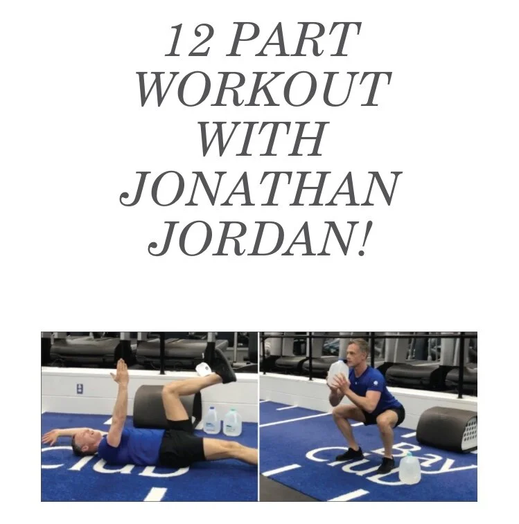 Total Body At Home "Milk Jug Workout" (from the Bay Club Blog)