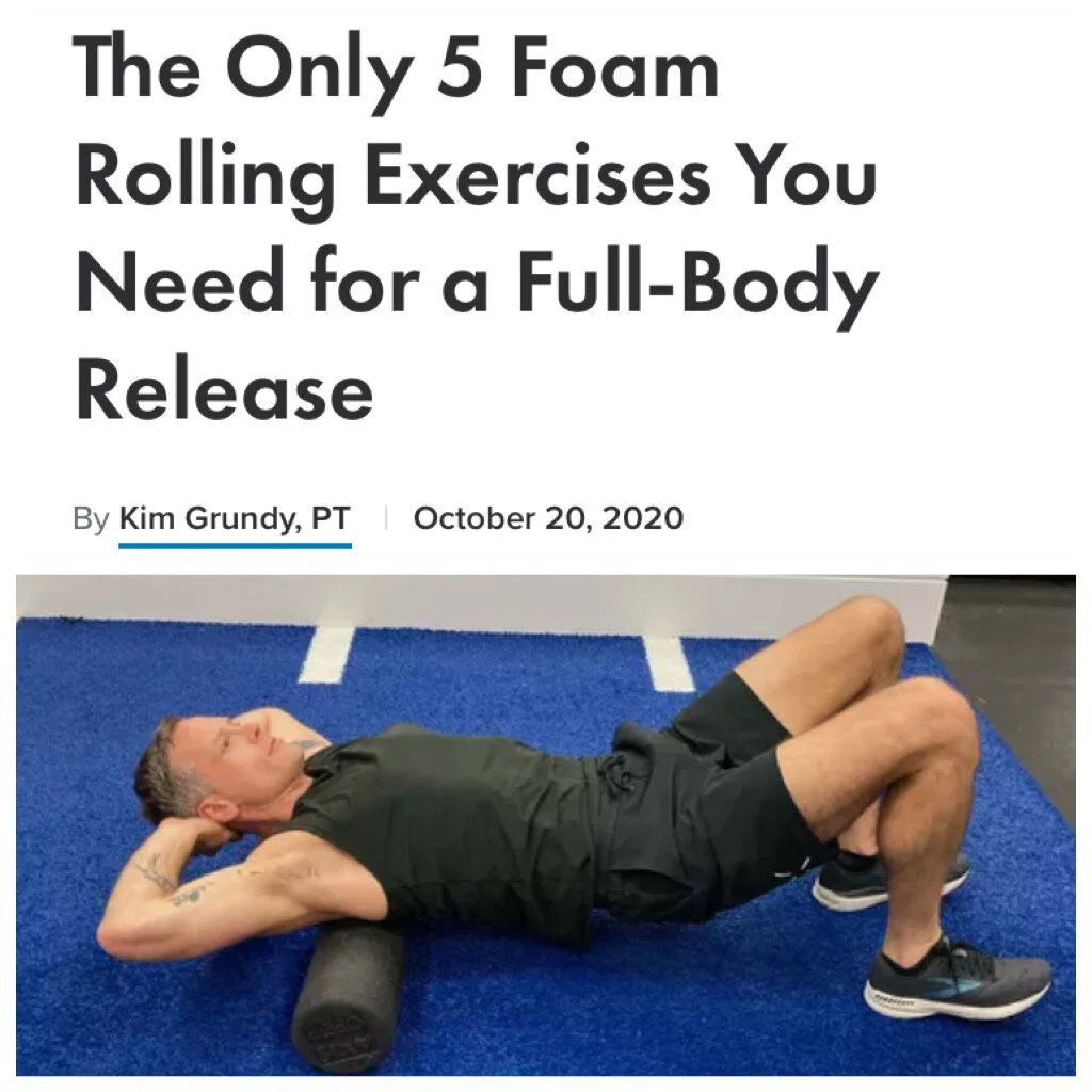In the News: The Best Foam Rolling Exercises You Need for a Full-Body Release