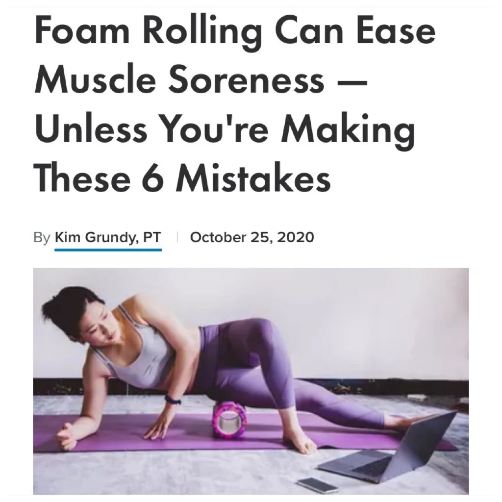In the News: 6 Foam Rolling Mistakes