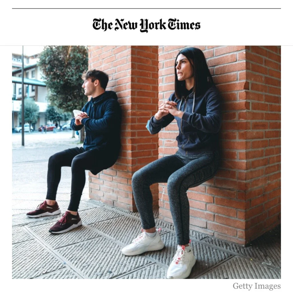 NYT Reports Walls Sits Can Lower Blood Pressure 