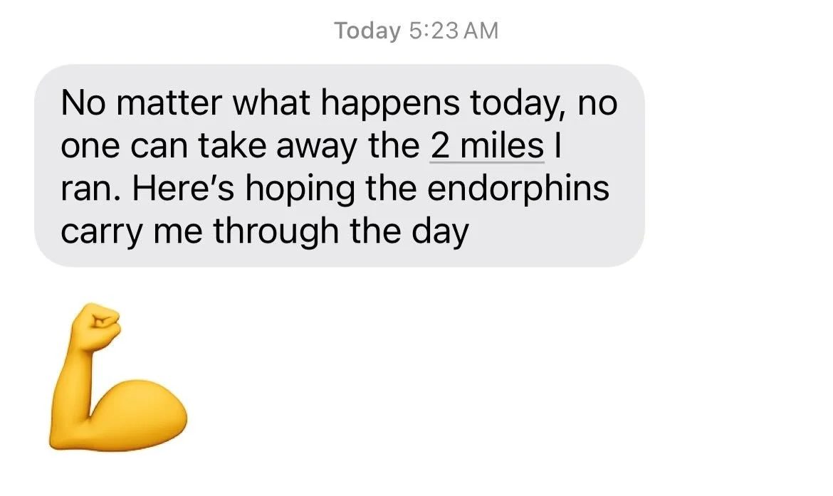 Why we do it! Love waking up to client texts like this! 💪💙