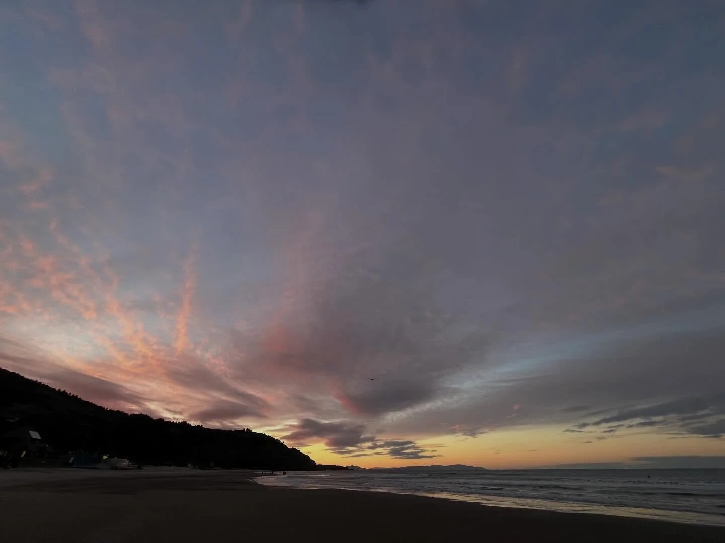 I was told it would be wet, freezing and yucky. Fake news! A perfect Stinson morning for a run on the sand. I will say the wind heading back from the Bolinas side to the cottage was a formidable but worth it! Nor Cal skies are always magic.