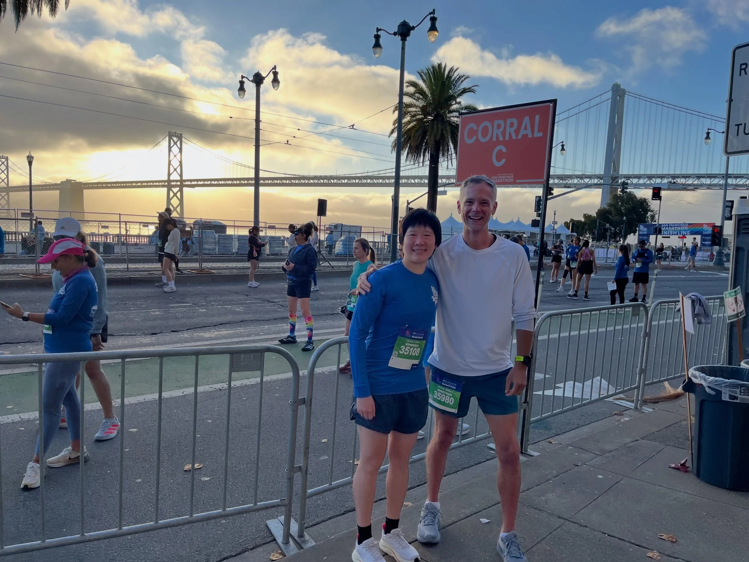 Another SFM race for the books! Missed my Texas contingent but super proud they ran from San Antonio virtually! And for my client and friend who pushed me to run in the SF sun!