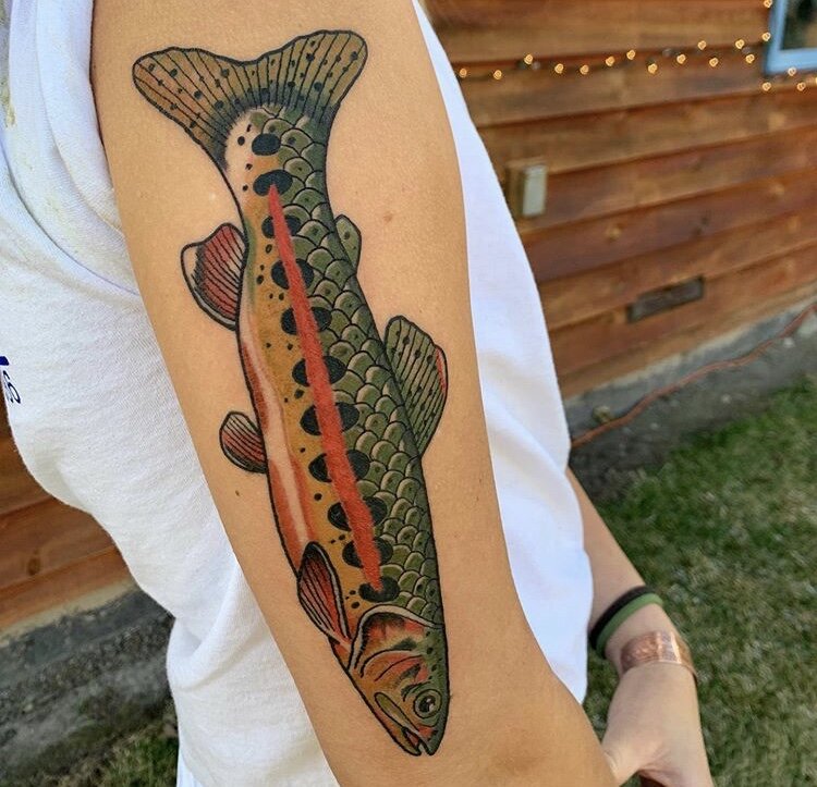 Brown Trout Tattoo  FISHING FURY  A Fishing Blog with Attitude