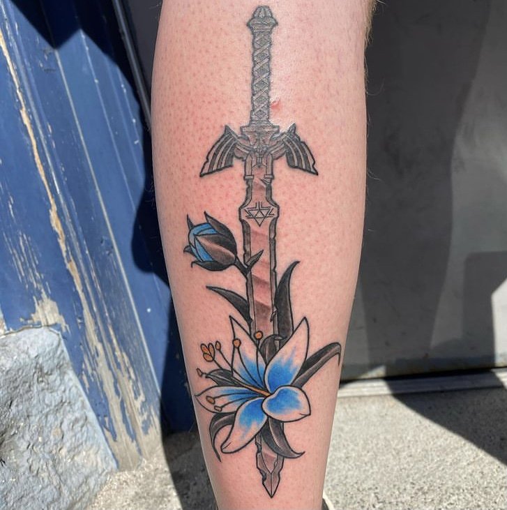 Galactic Dungeon on Twitter Live by the sword get weird anime tattoos  oh and something about dying by it i mean the sword not the tattoo  Healed Bleach tattoo galacticdungeon spokanetattoo animetattoo 