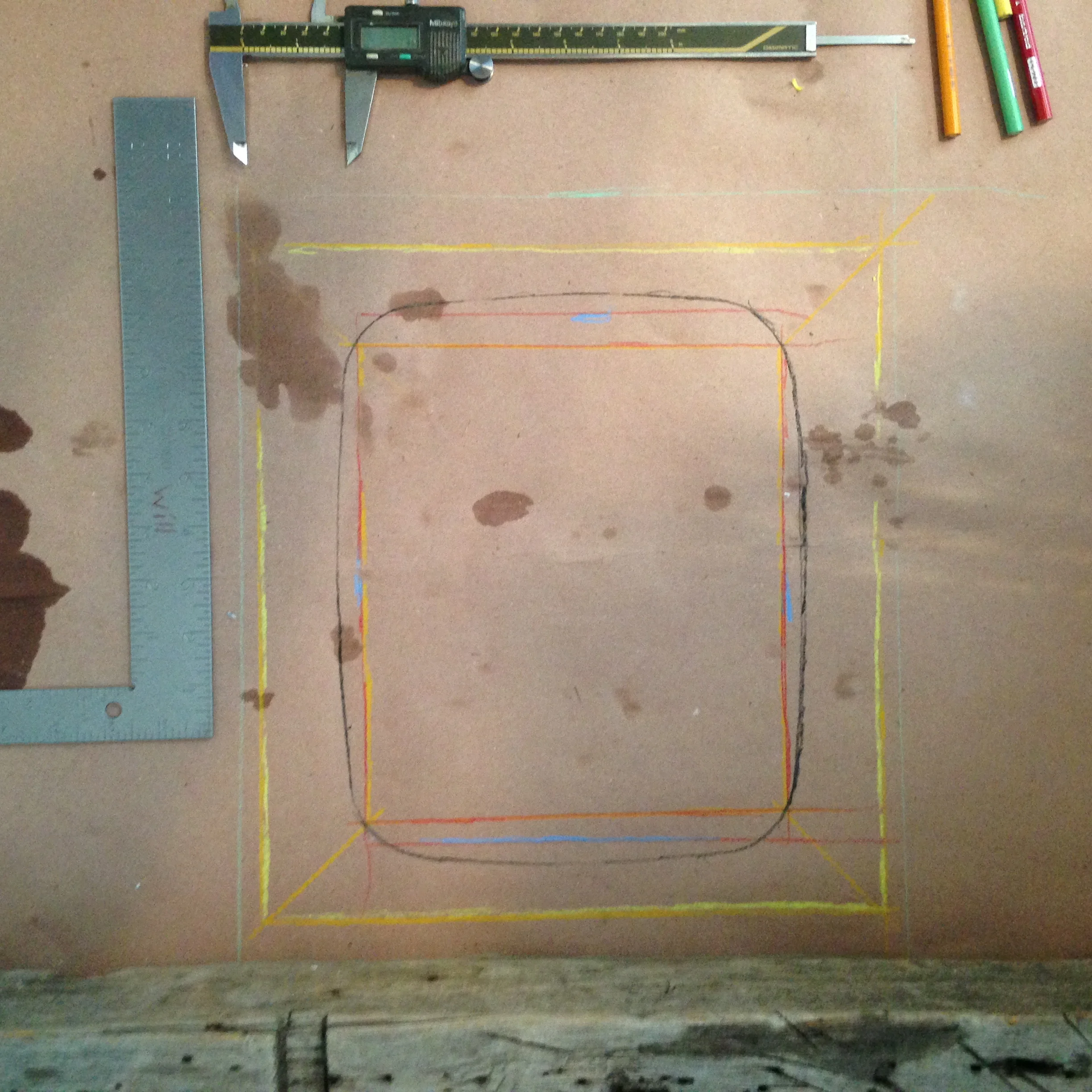 Template For Bucket Holder