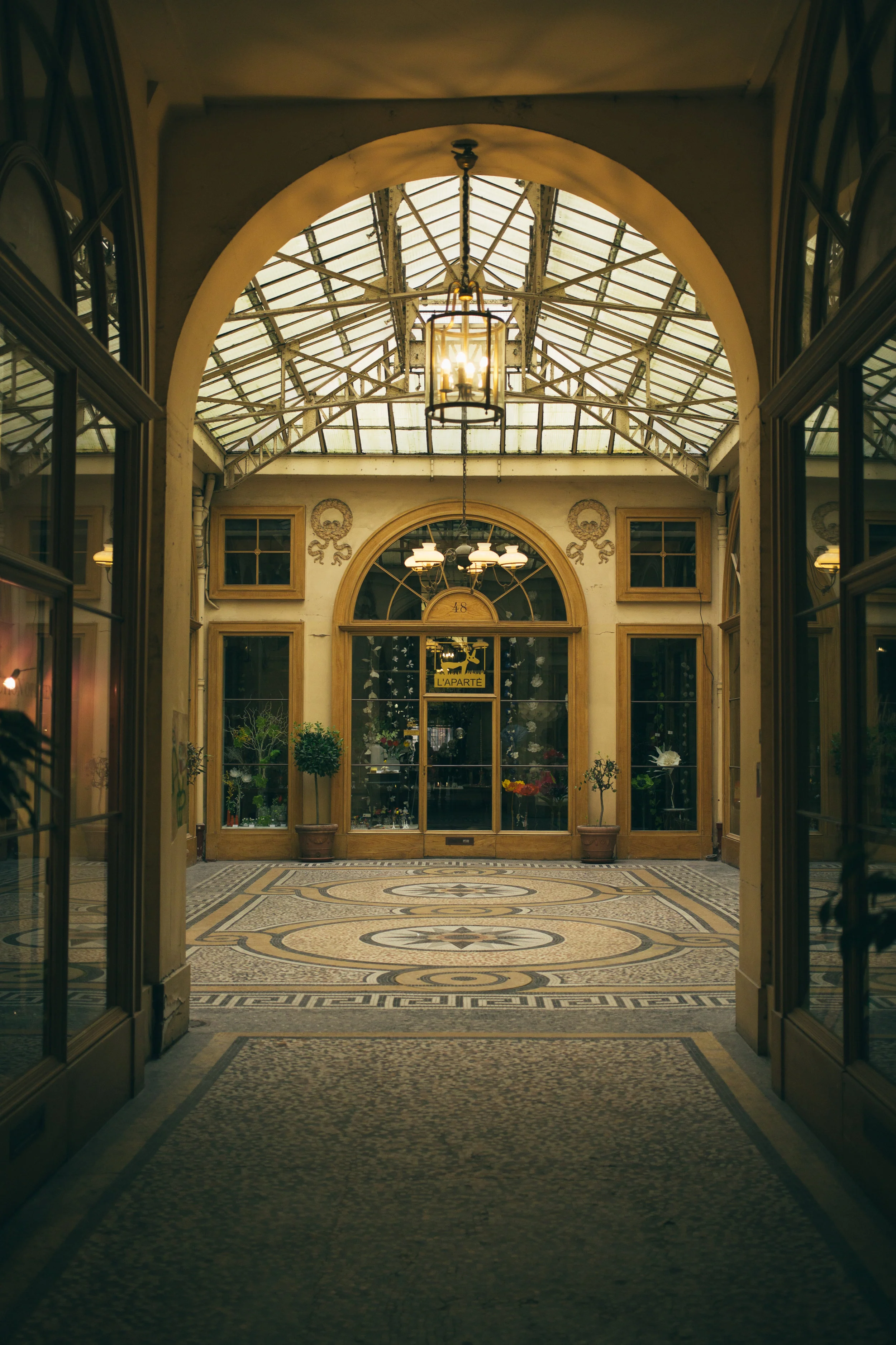 A beautiful covered passage