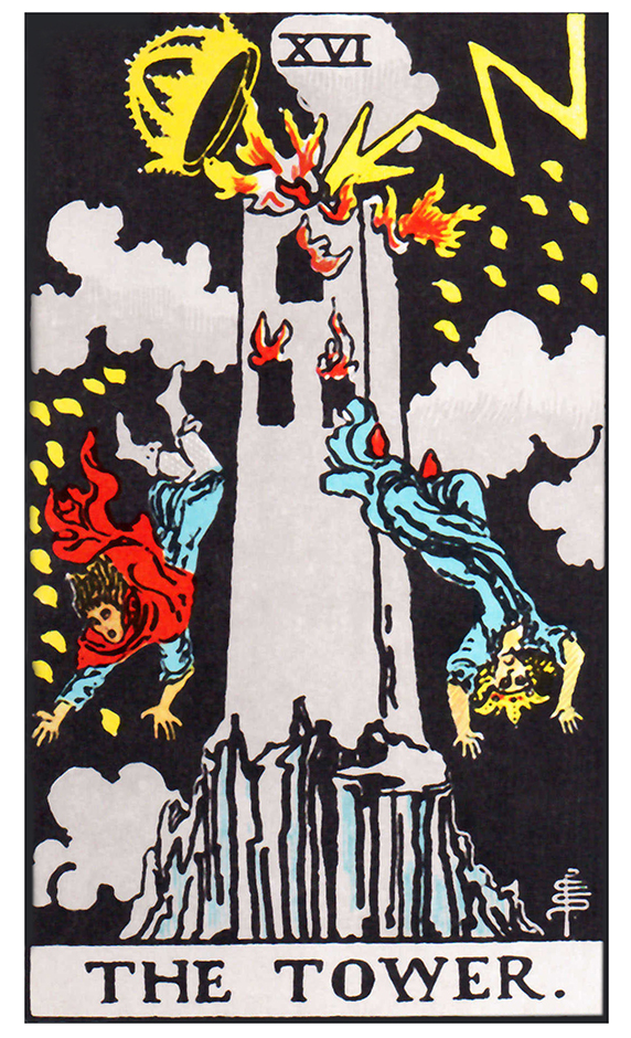 The Tower card.