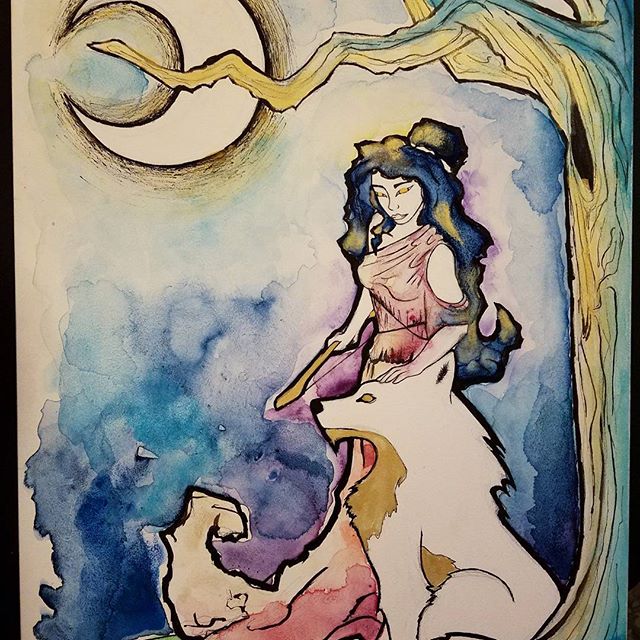 Final product. She Who Runs With Wolves