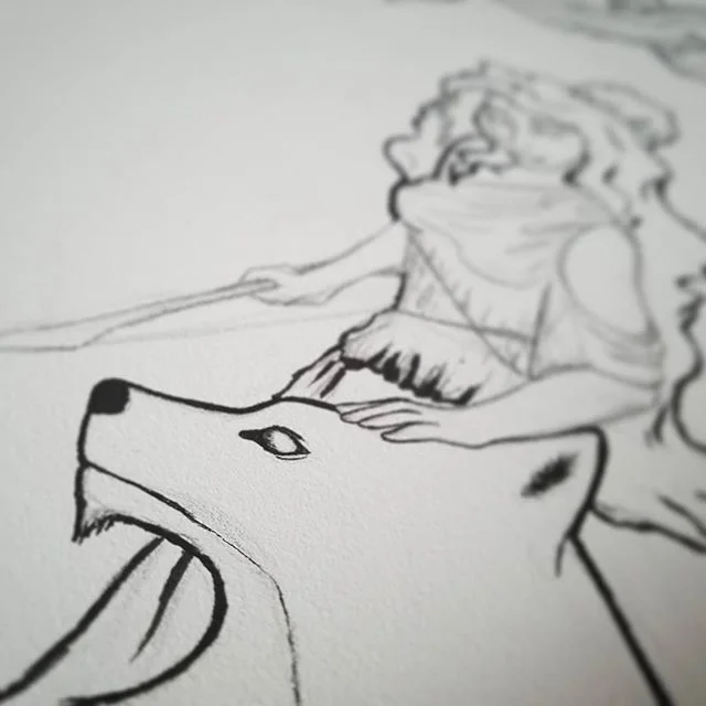 Inking.
