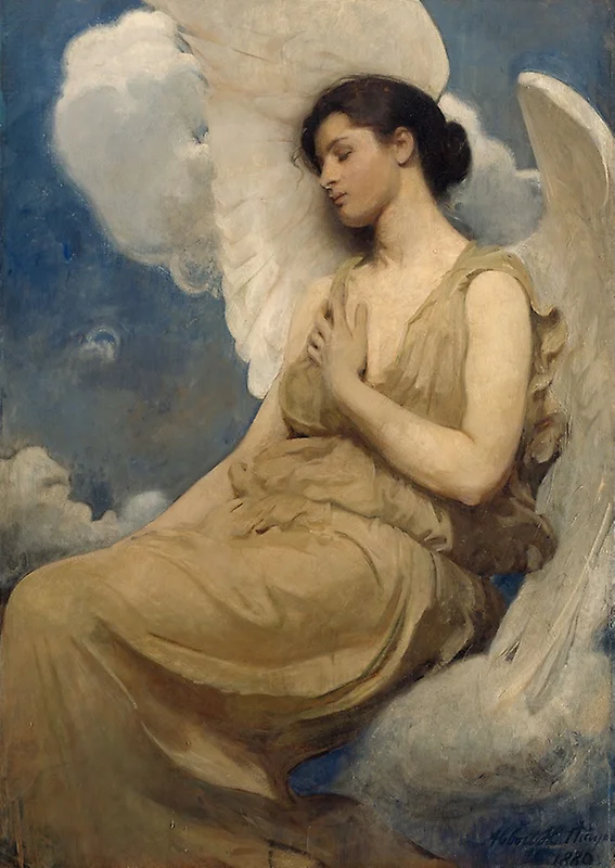 Abbott Handerson Thayer, Winged Figure , 1889, The Art Institute, Chicago