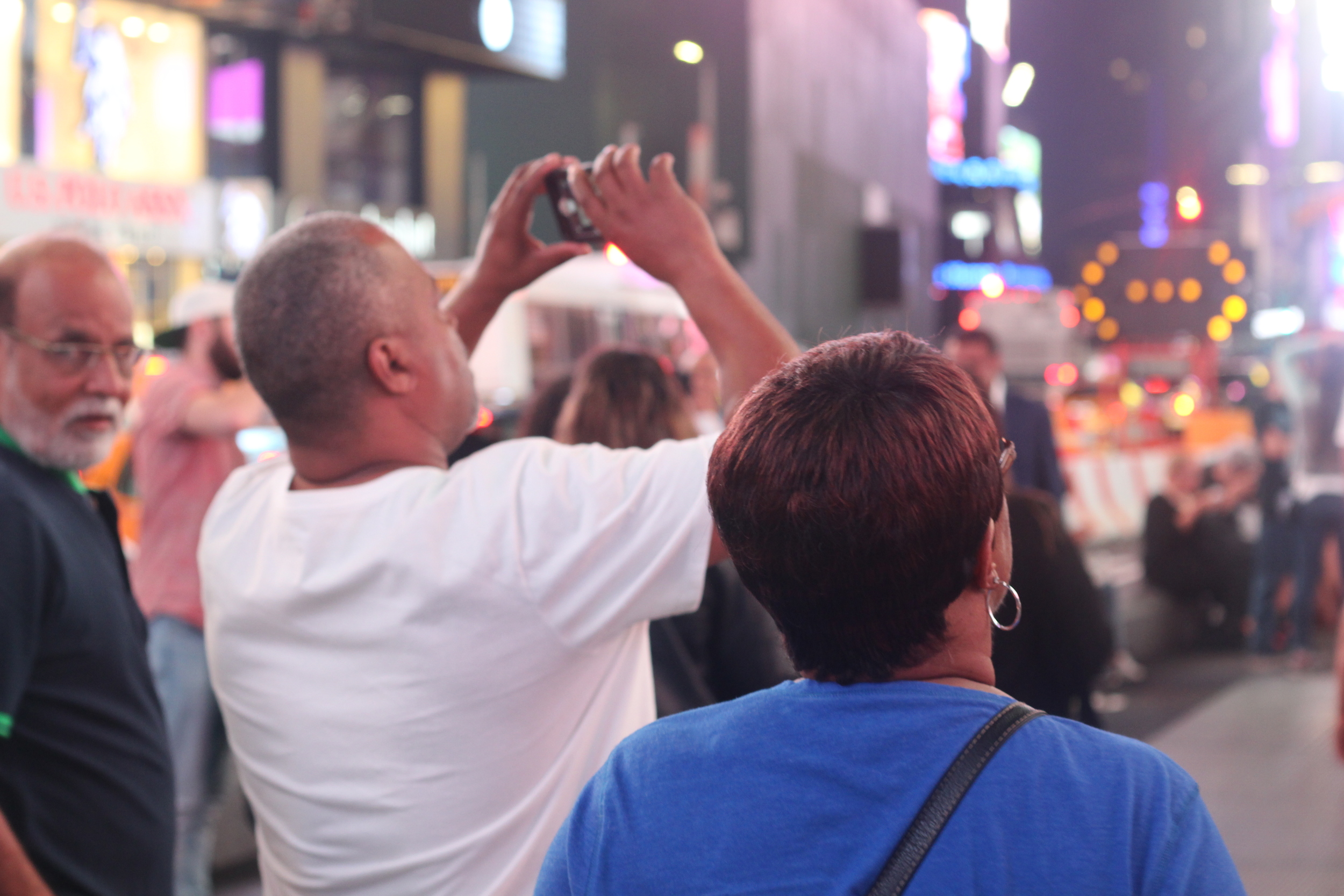 My parents came to New York City to visit me, recently, and insisted on going to Times Square.