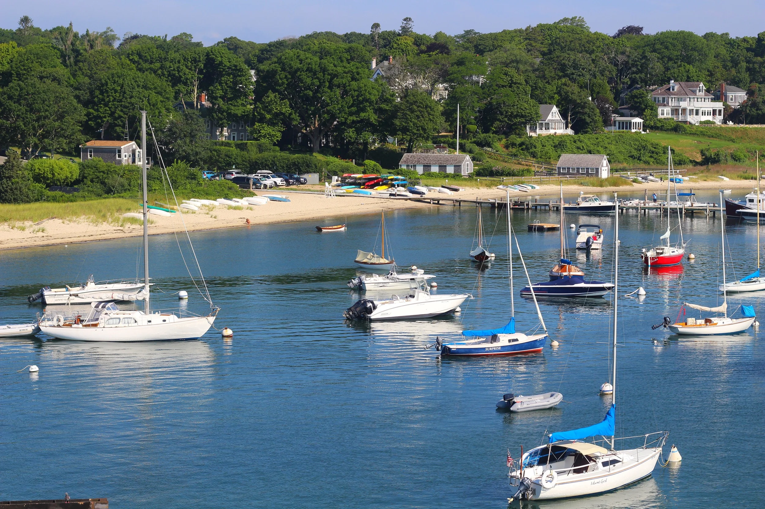 This was the view as our ferry docked at Martha's Vineyard