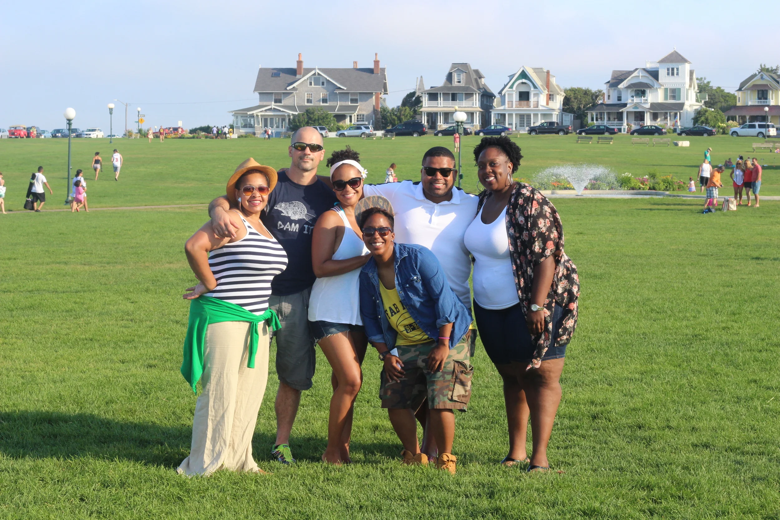 The lawn at Oak Bluffs in Martha's Vineyard