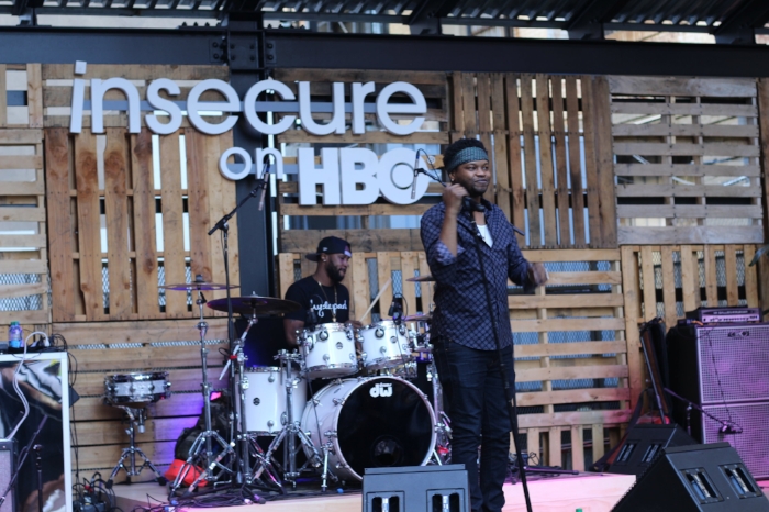BJ the Chicago Kid was one of the guest artists at the block party.