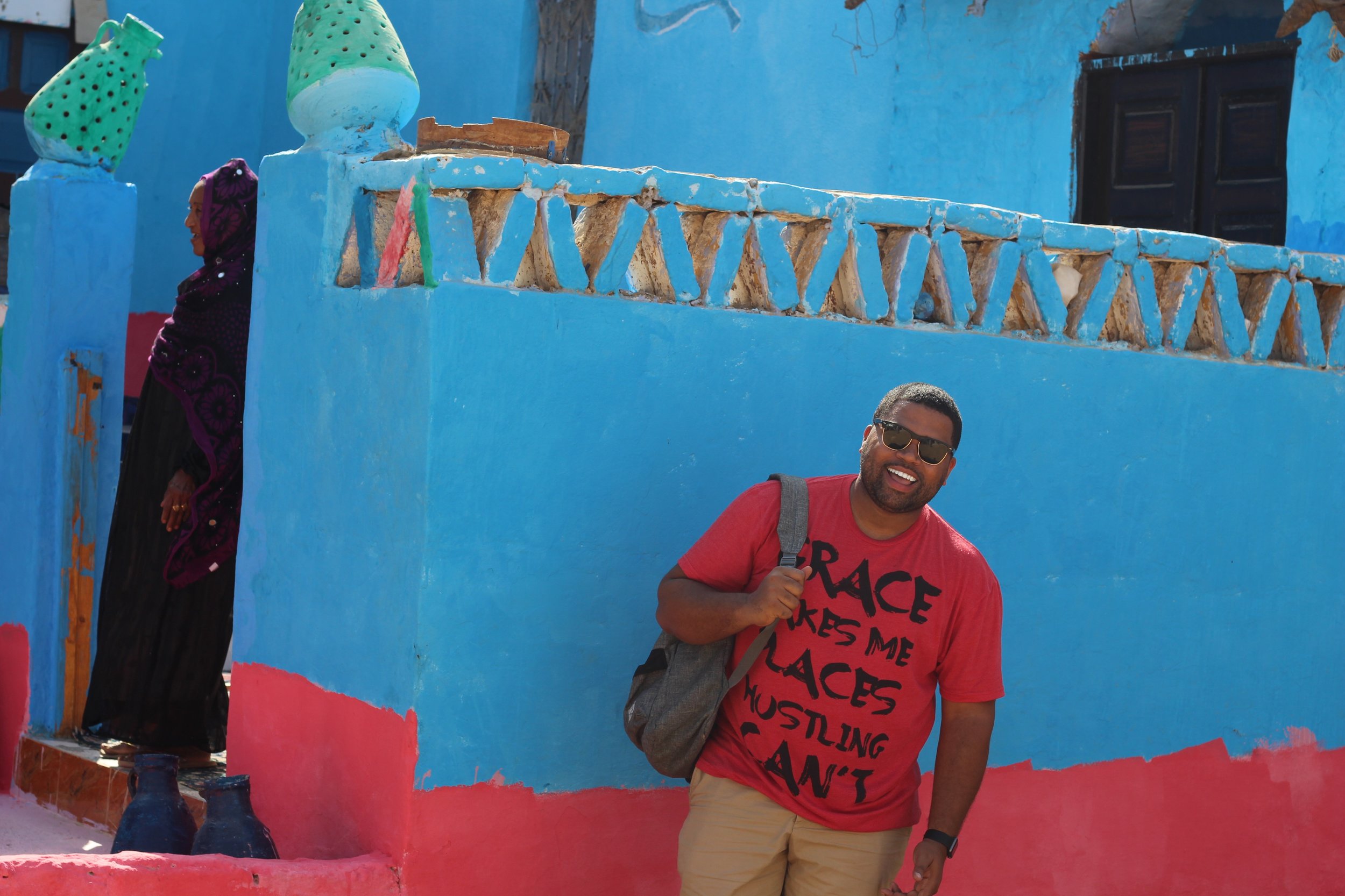 Taken outside of the home of the family that welcomed me to the island.
