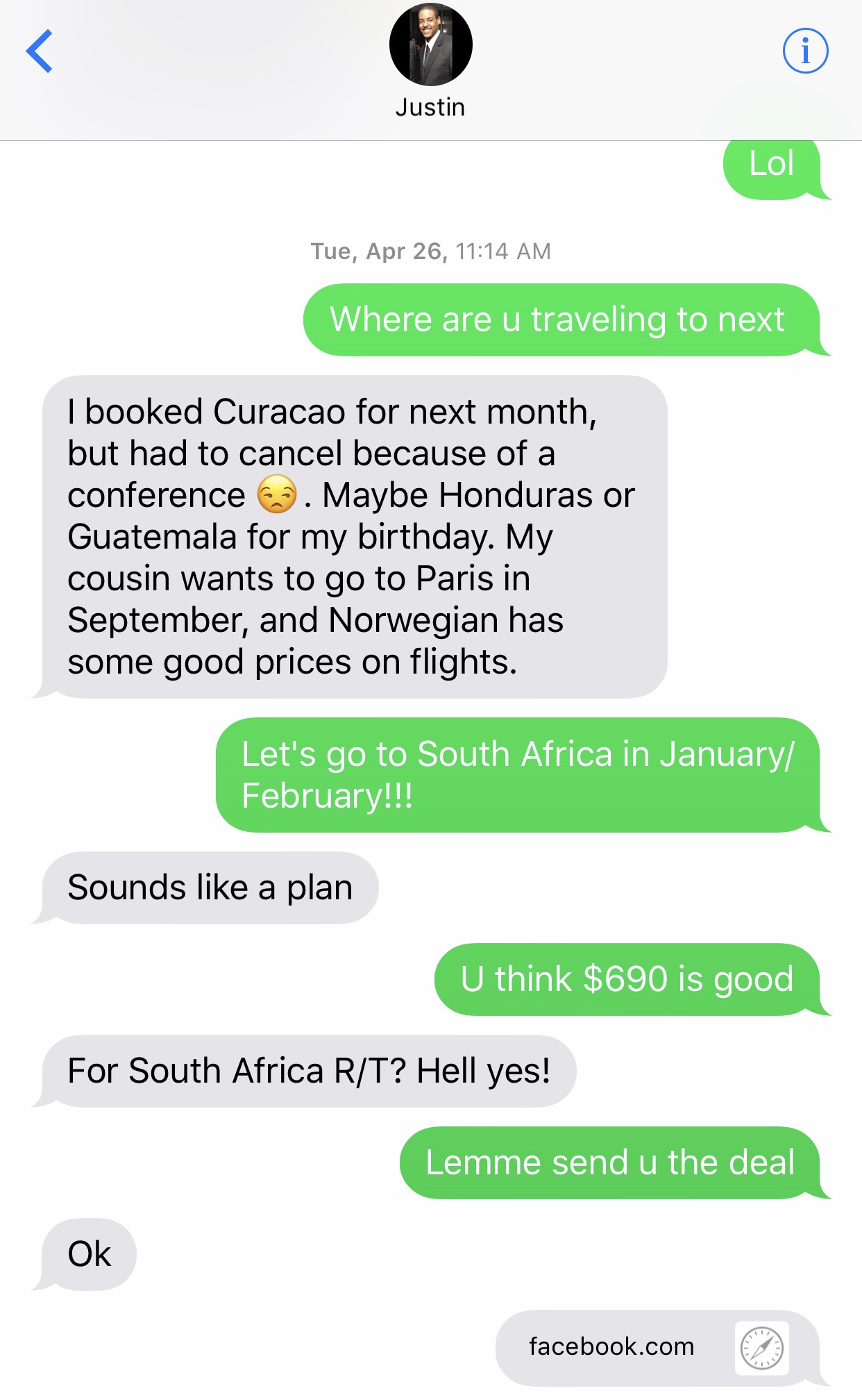 Have friends that will jump on flight deals with you.