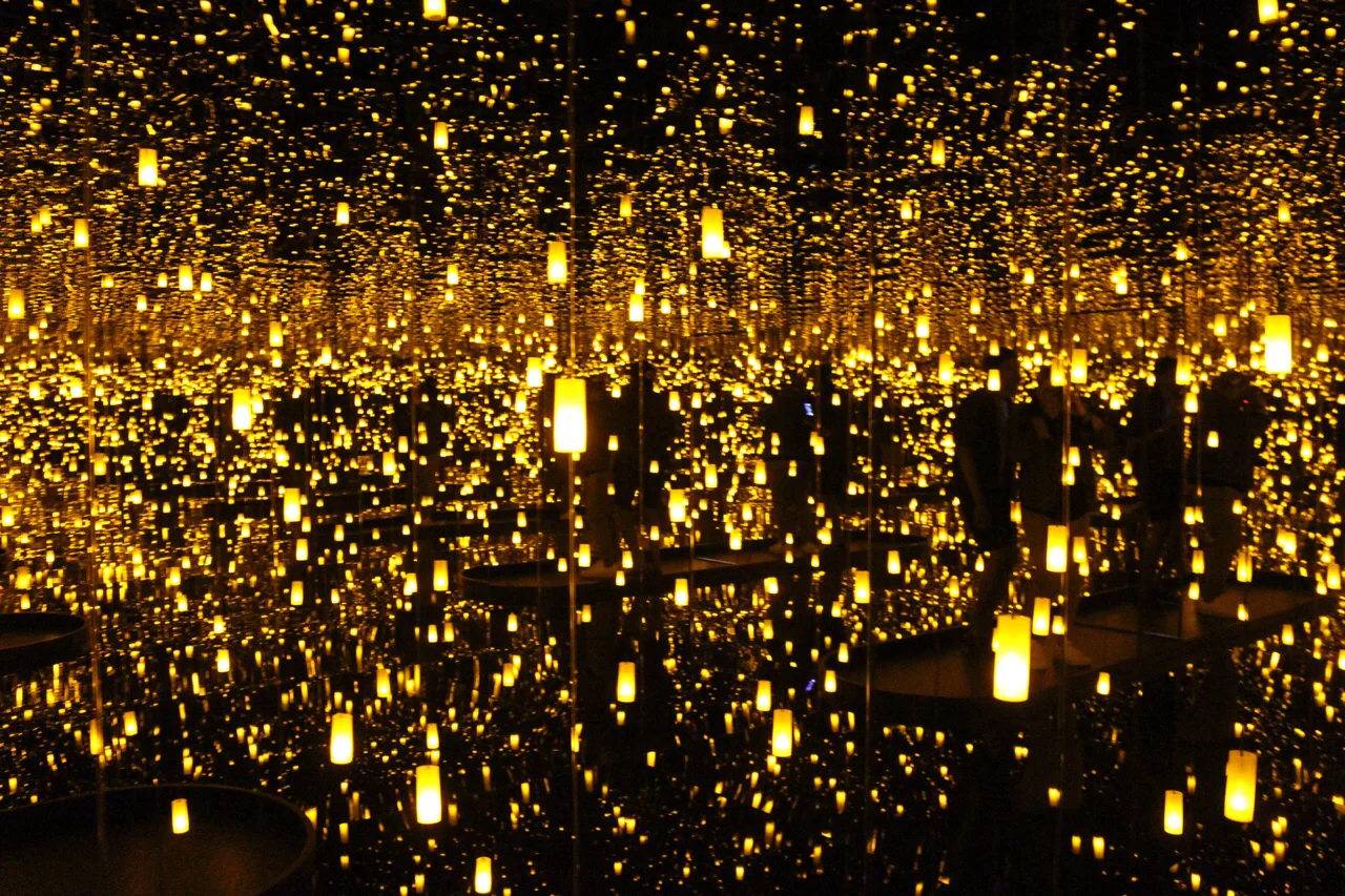 ALL OF THE LIGHTS!  I got to experience Yayoi Kusama's Infinity Mirrors