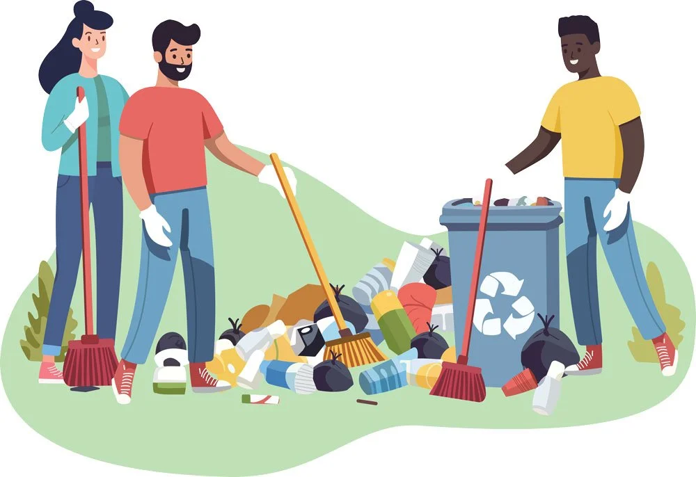 Earth Weekend Eiber Neighborhood Cleanup Event