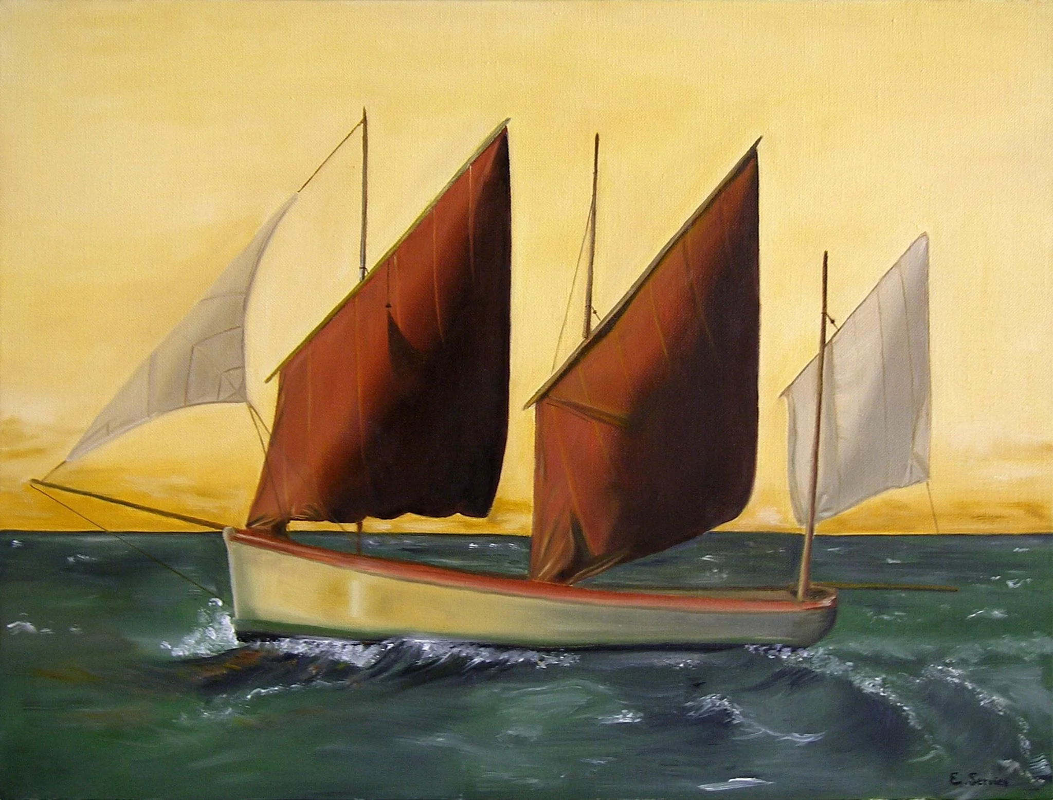 Les voiles rouges / Vendu
