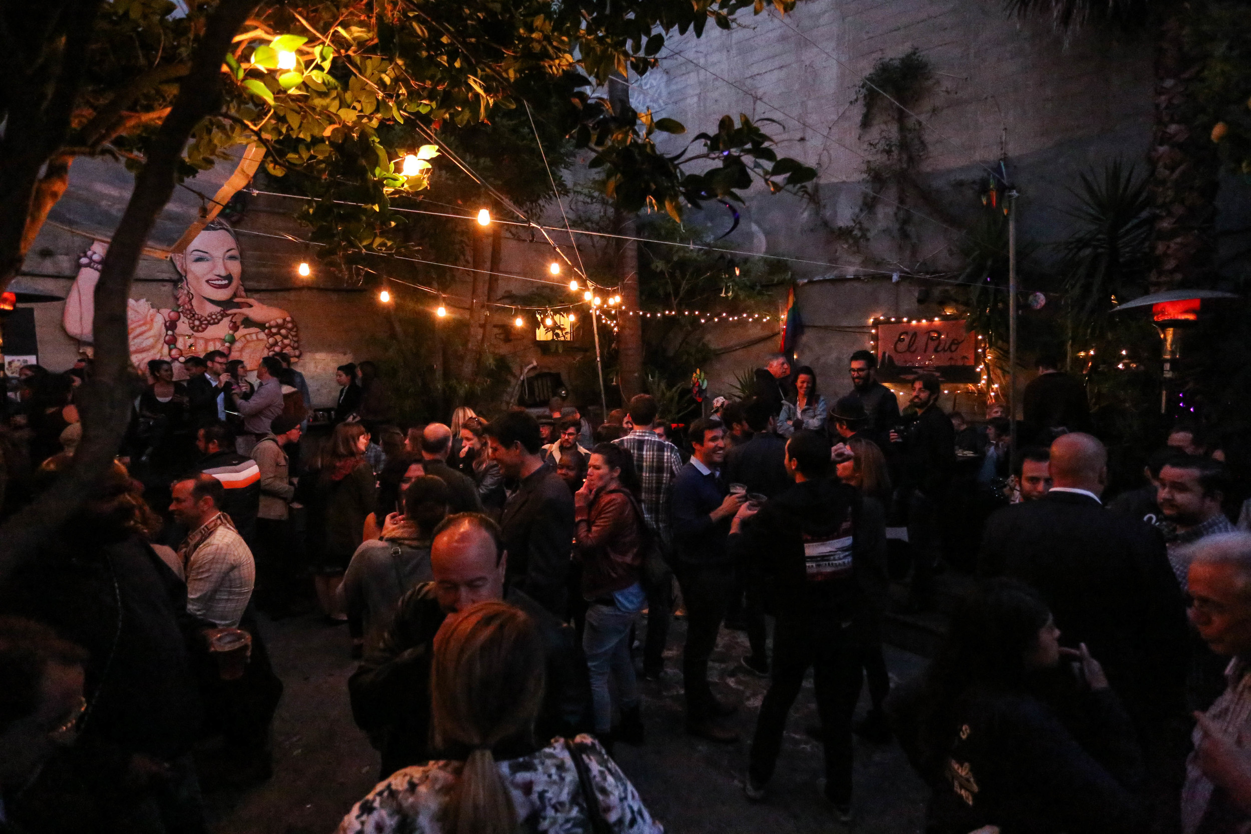 The mission community gathered at El Rio on Thursday night to raise funds for those that were displaced due to the fire that occured on Mission Street on June 18, 2016. San Francisco, California Thursday, June 30, 2016