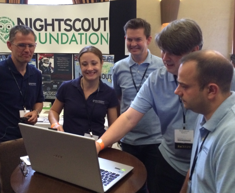 Nightscout UK Faculty planning a presentation.