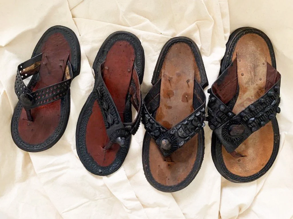 AHENABA  TRADITIONAL GHANIAN SANDALS  TAILORED TO AN INDIVIDUAL'S SIZE