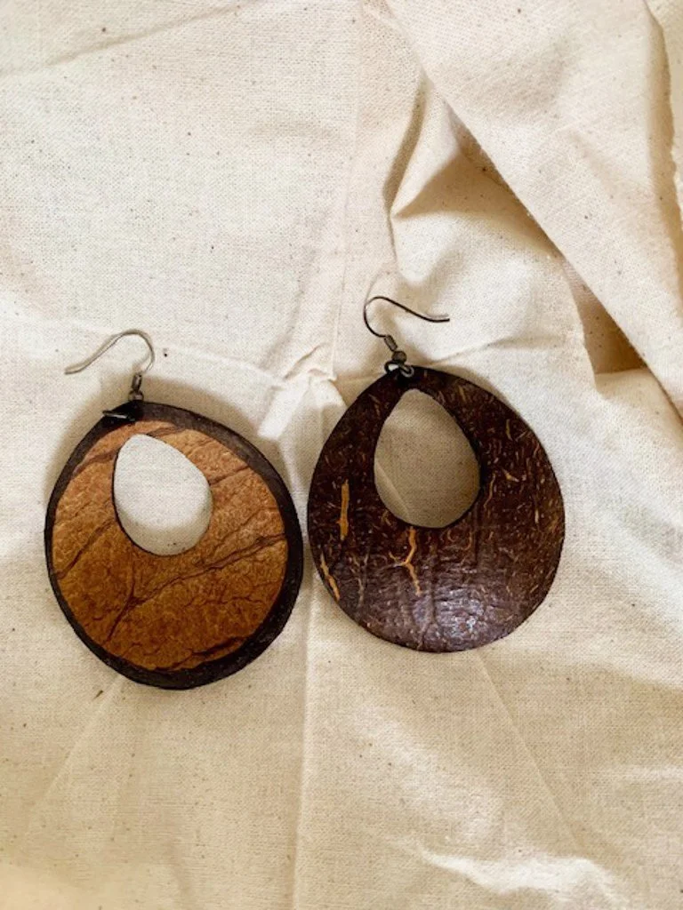 COCONUT EARRINGS  KEBA CLOTHING 2003-2007