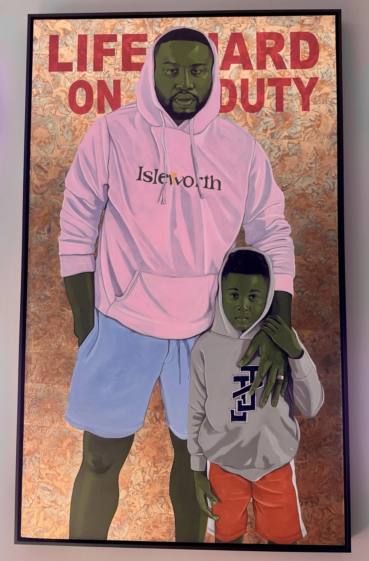 Commissioned painting by Clarence Heyward