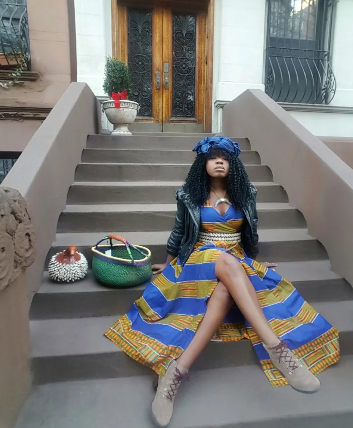 Queen Adwoa's Closet Ghanaian Kente Dress.jpeg