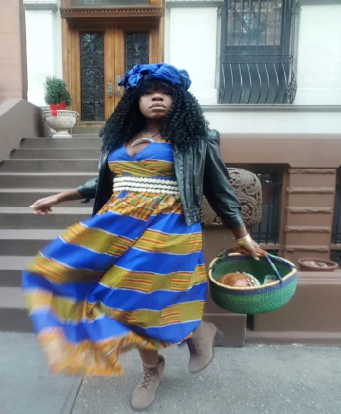 Queen Adwoa's Closet Ghanaian Kente Dress 5.jpeg