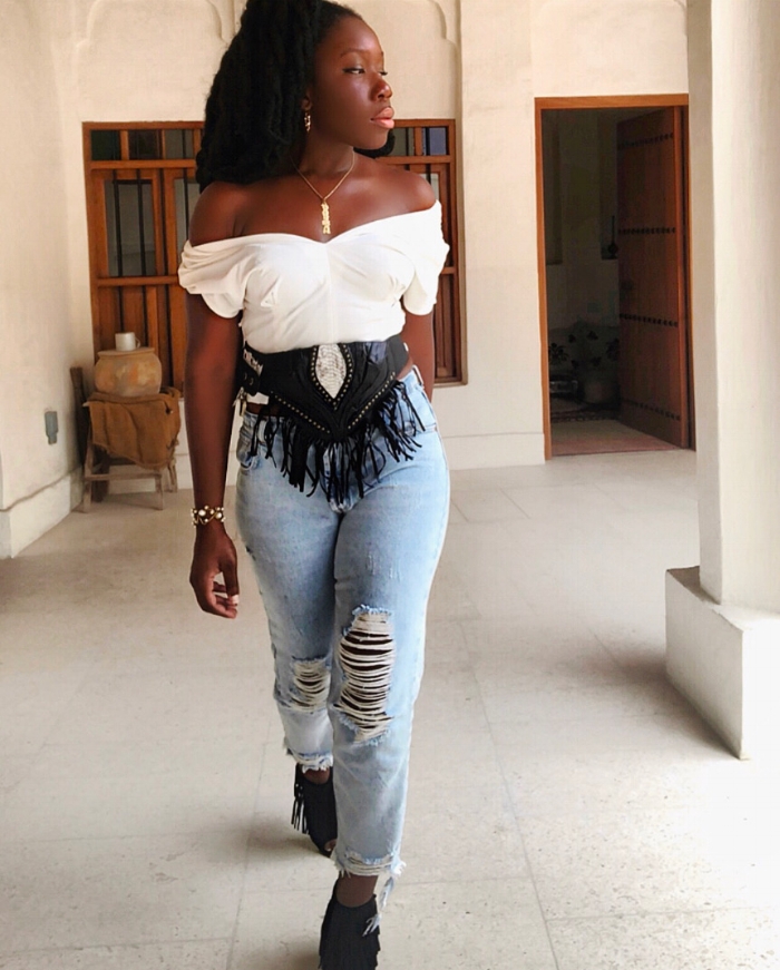 Queen Adwoa's Closet Money bag fanny pack from Bali Indonesia