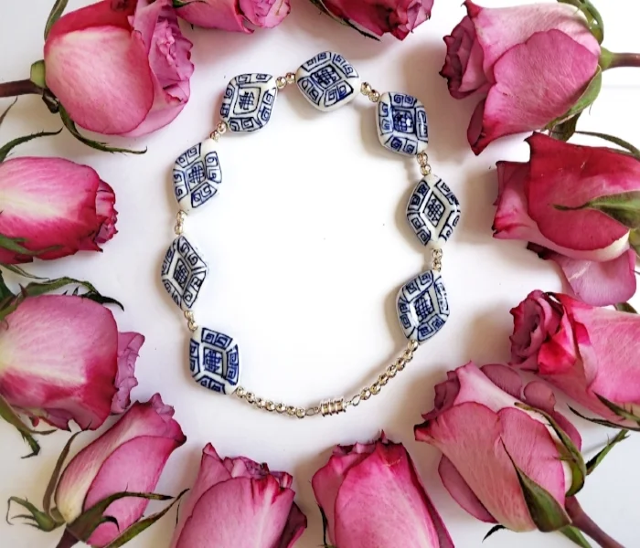 Shop Vintage Porcelain Necklace