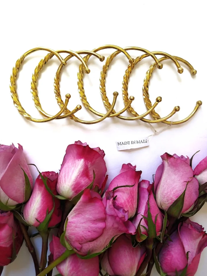 Buy brass Fulani Bracelets from Mali, West Africa