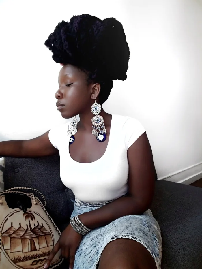 Buy Mal Ojo Blue Nazar Earrings