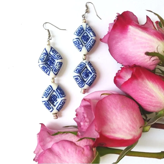 Shop Vintage Porcelain Earrings