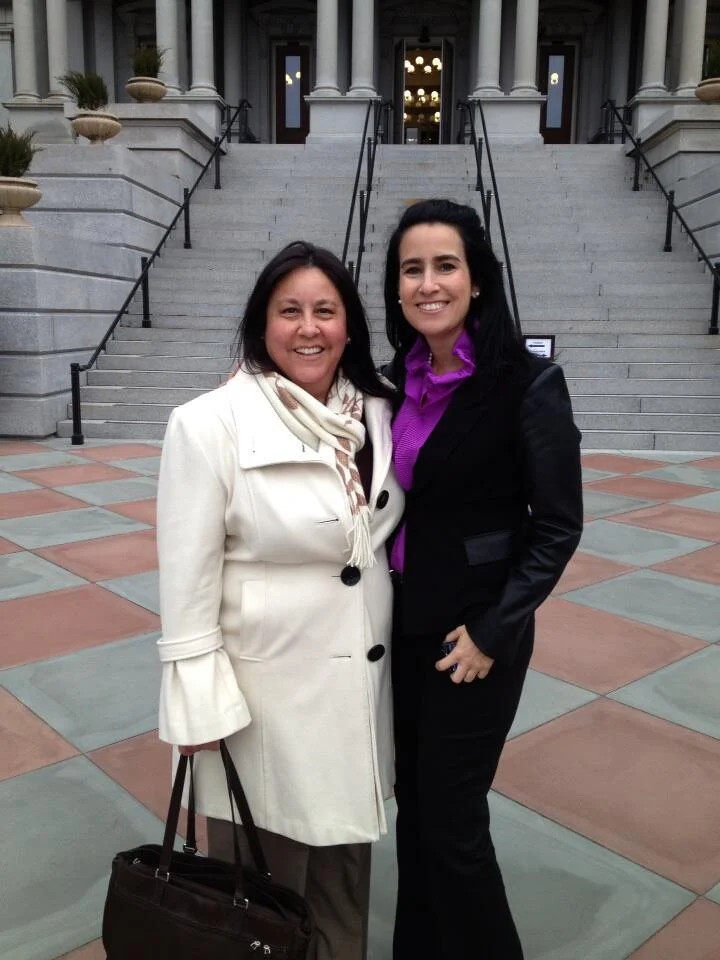 Mary Luevano, Director of Policy and Legislative Affairs at Global Green USA and , and&nbsp;Jaime Nack attending The White House Women and the Environment Summit
