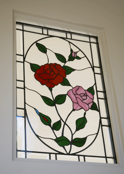 Antique stained glass