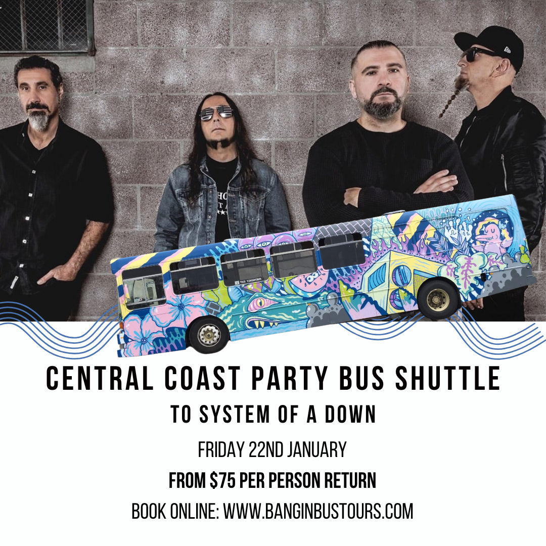 Party Bus Shuttle to System Of A Down