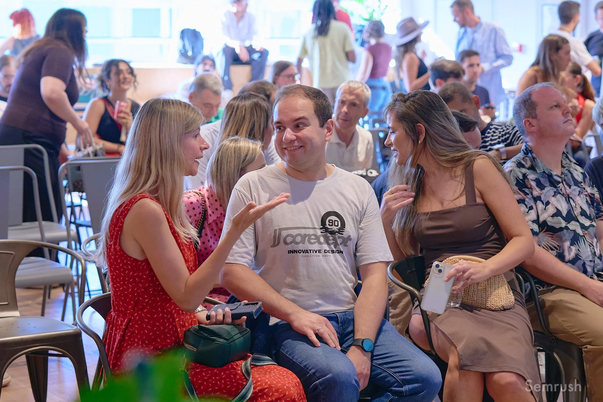 SEOFOMO Meetup with Semrush in Barcelona shot by event photographer in Barcelona Julia Malinowska