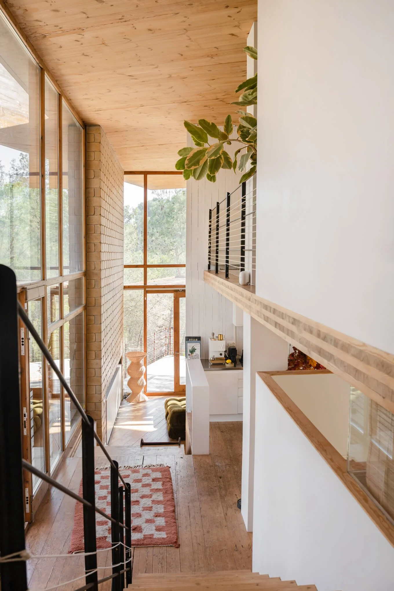 Casa Pinion architecture and interior photography – open living area with modern design and natural materials