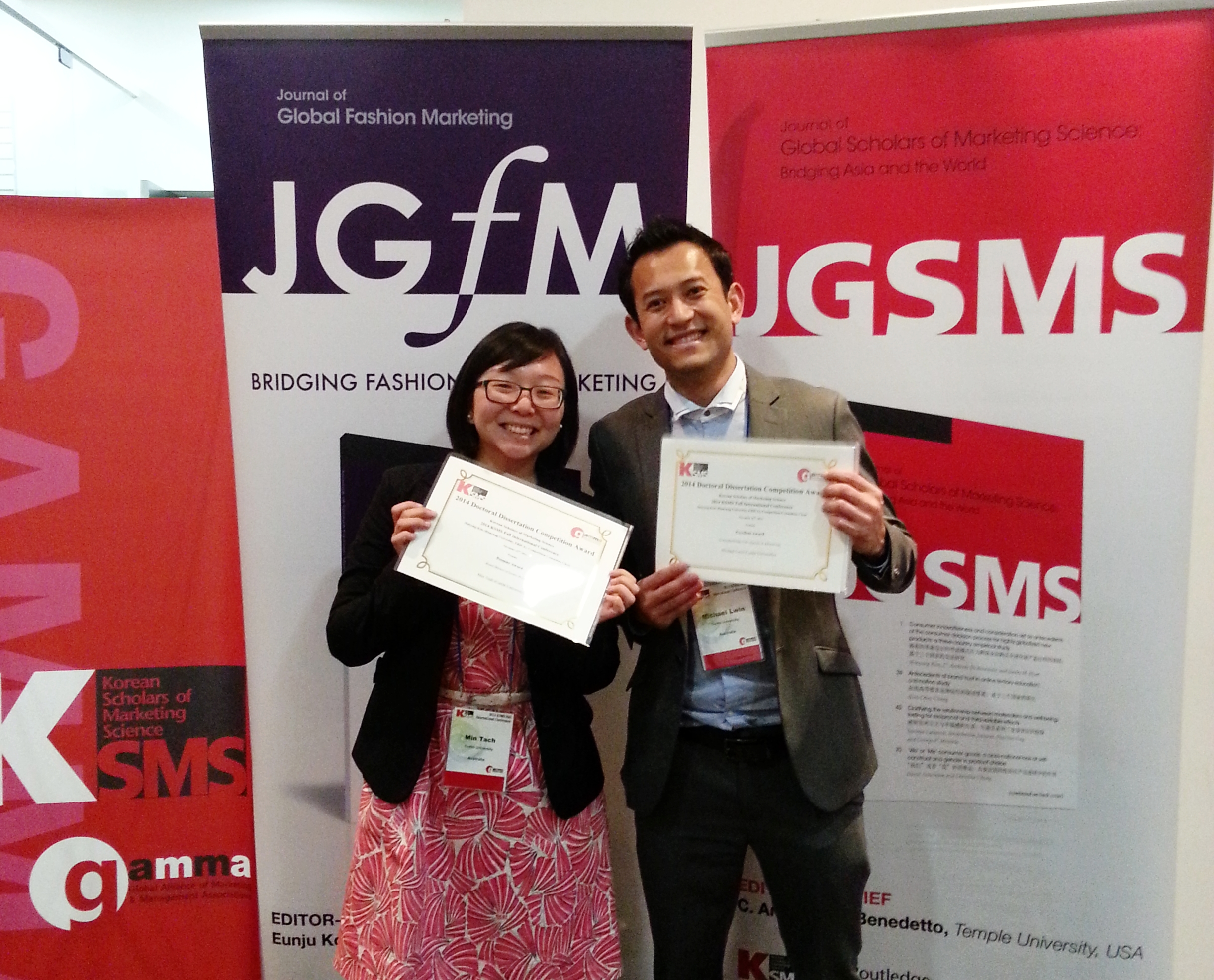 Dr. Min Teah and Dr. Michael Lwin win award at KSMS Conference 2014 