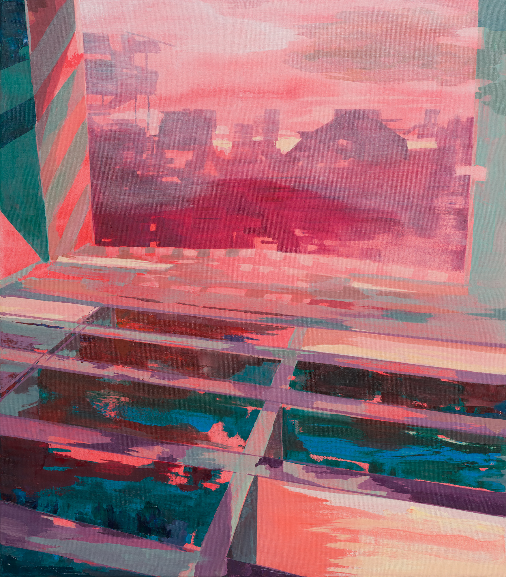 Chamber, 2014, 81 x 70 cm, oil on canvas