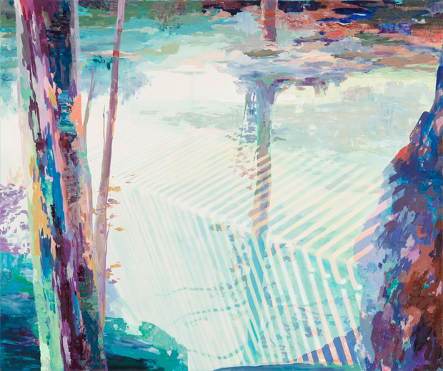 Down the Falls, 2011, 130 x 155 cm, oil on canvas