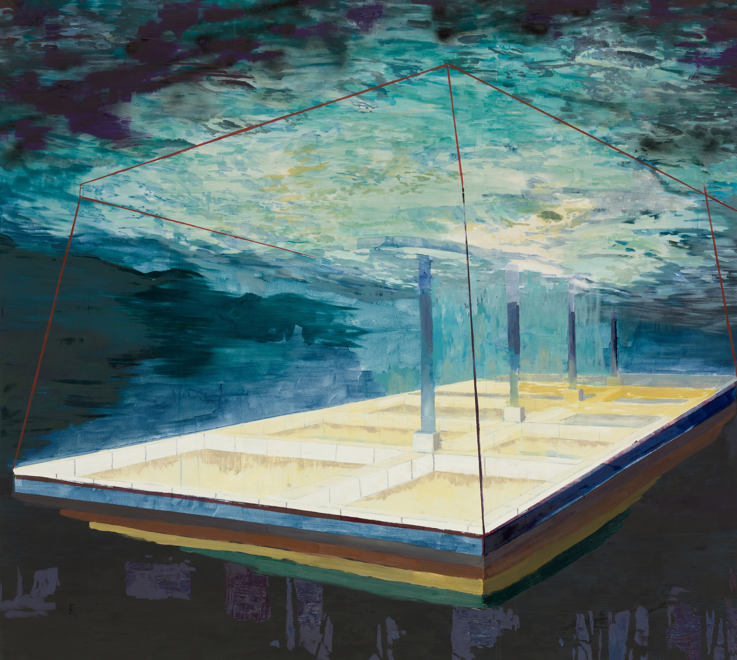 Zapf, 2009, 180 x 200 cm, oil on canvas
