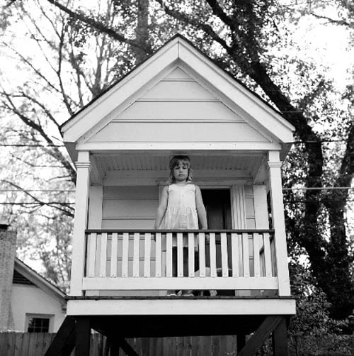 Katherine in the Playhouse, Monroe, Louisiana. 1989.