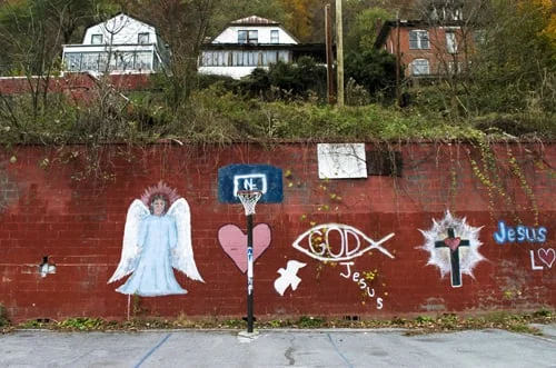 Community playground, North Fork, West Virginia. 2006. From "BALL."
