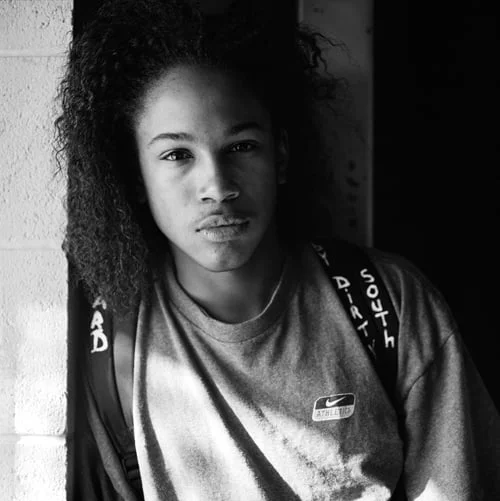 Jacoby, Flint Central High School, Michigan. 2000. From "Boys Will Be Men."